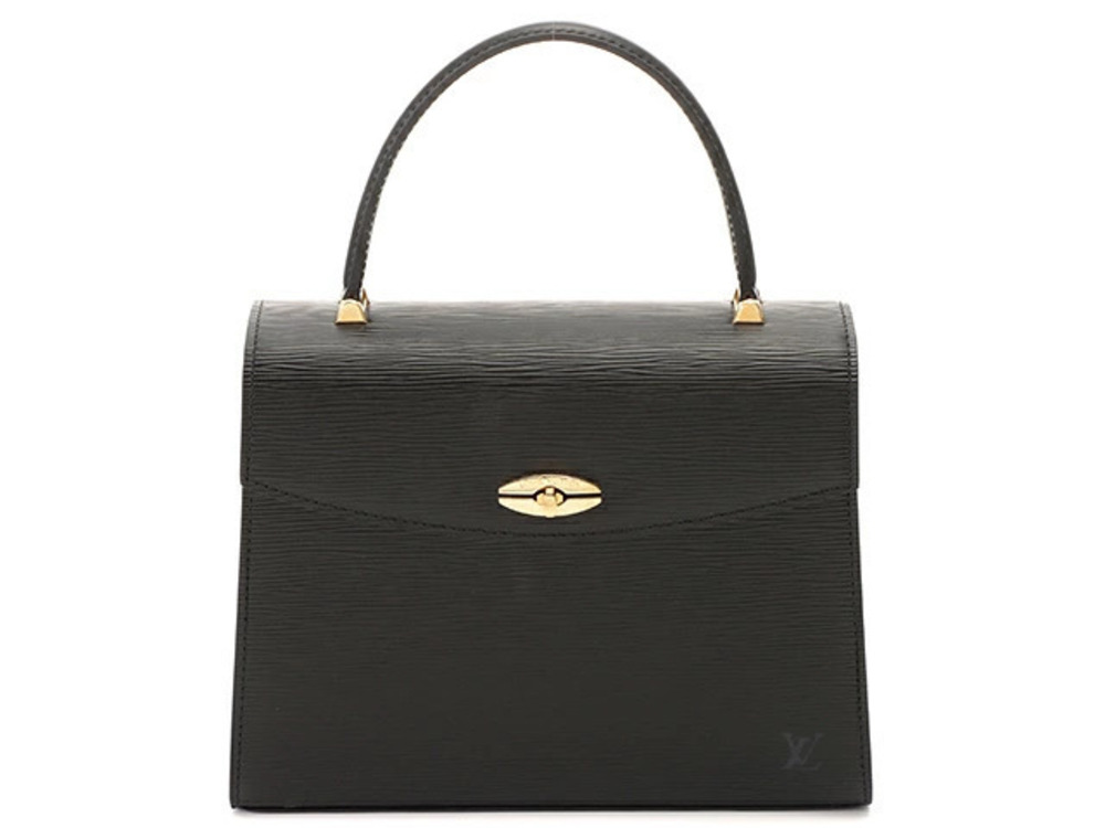 Louis Vuitton Malesherbes Epi Noir Black